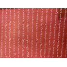 Матовая пленка с рисунком Клетка Прозрачный/Красный 60 мкм (60см х 9м) 